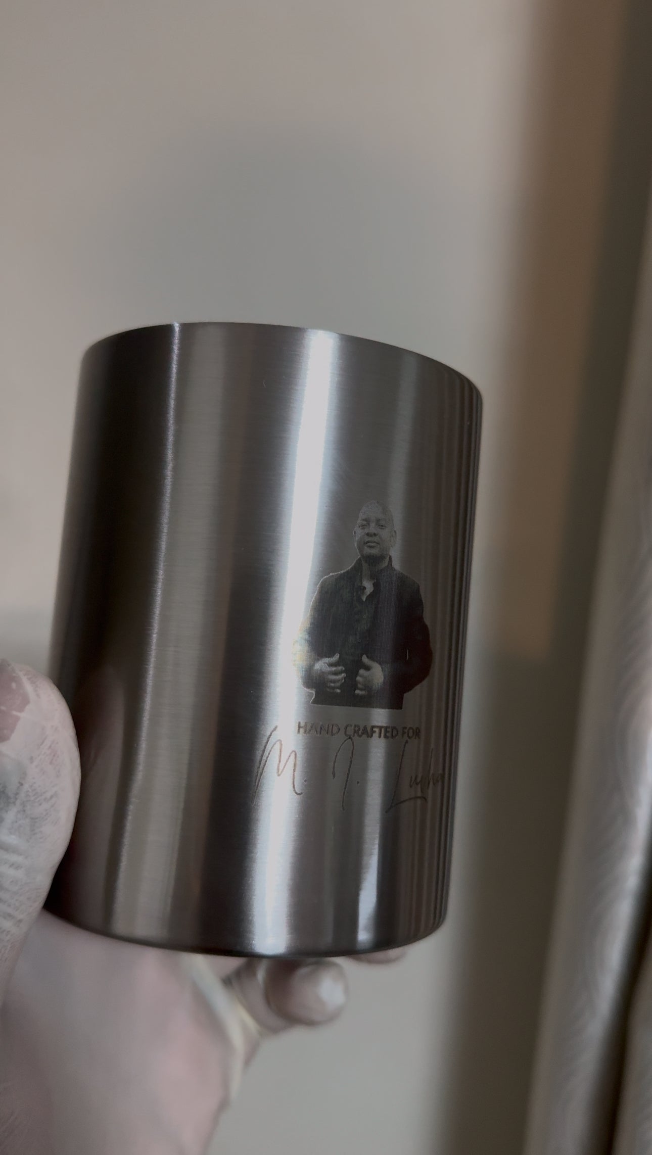 Personalised Whiskey tumbler