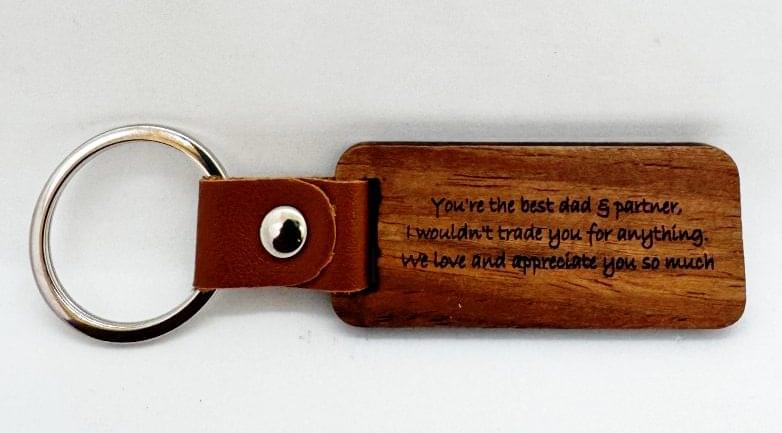 Wooden Keyring.