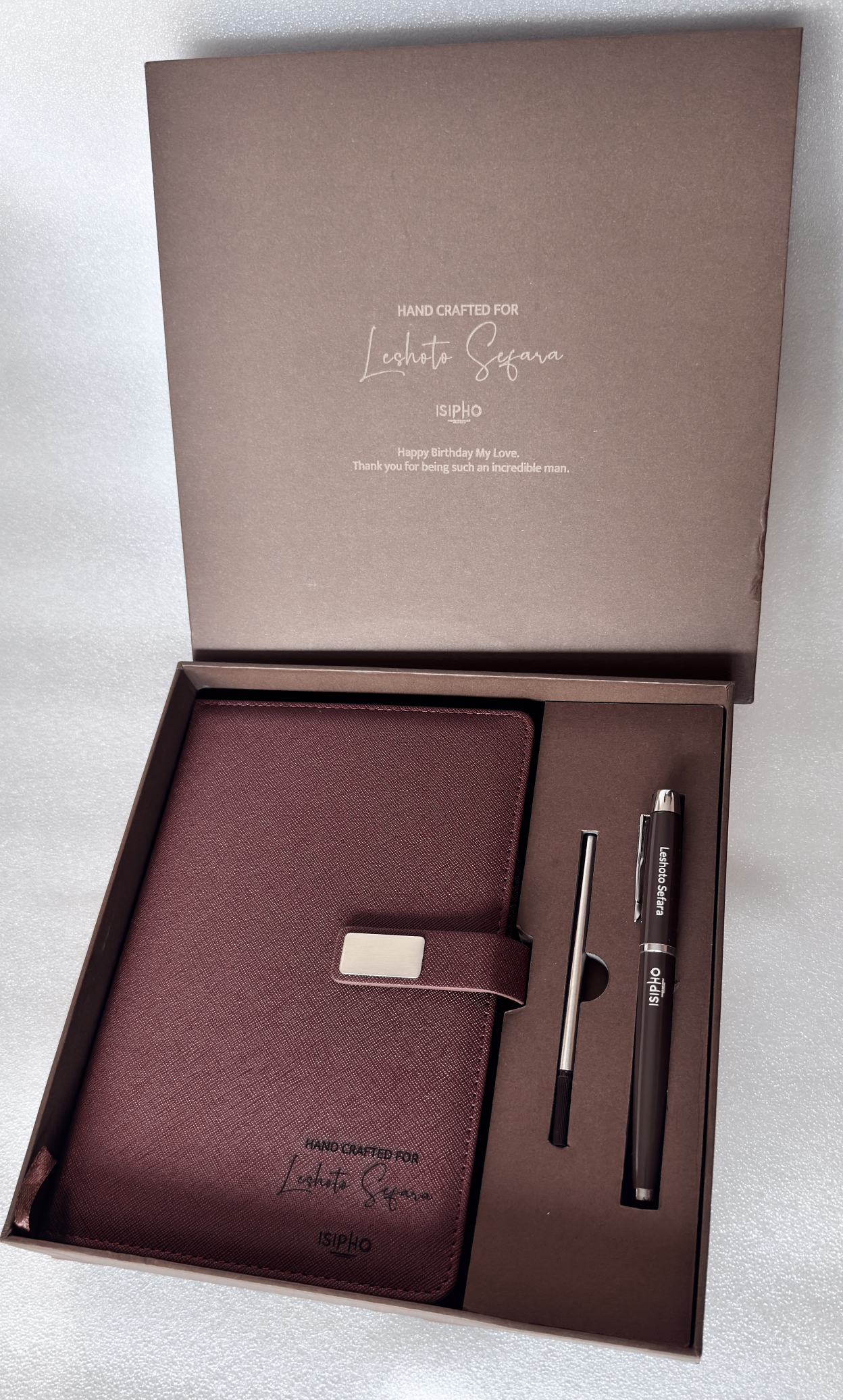 Diary + Pen Personalised Gift Set