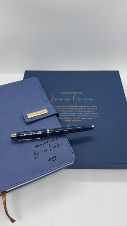 Diary + Pen Personalised Gift Set