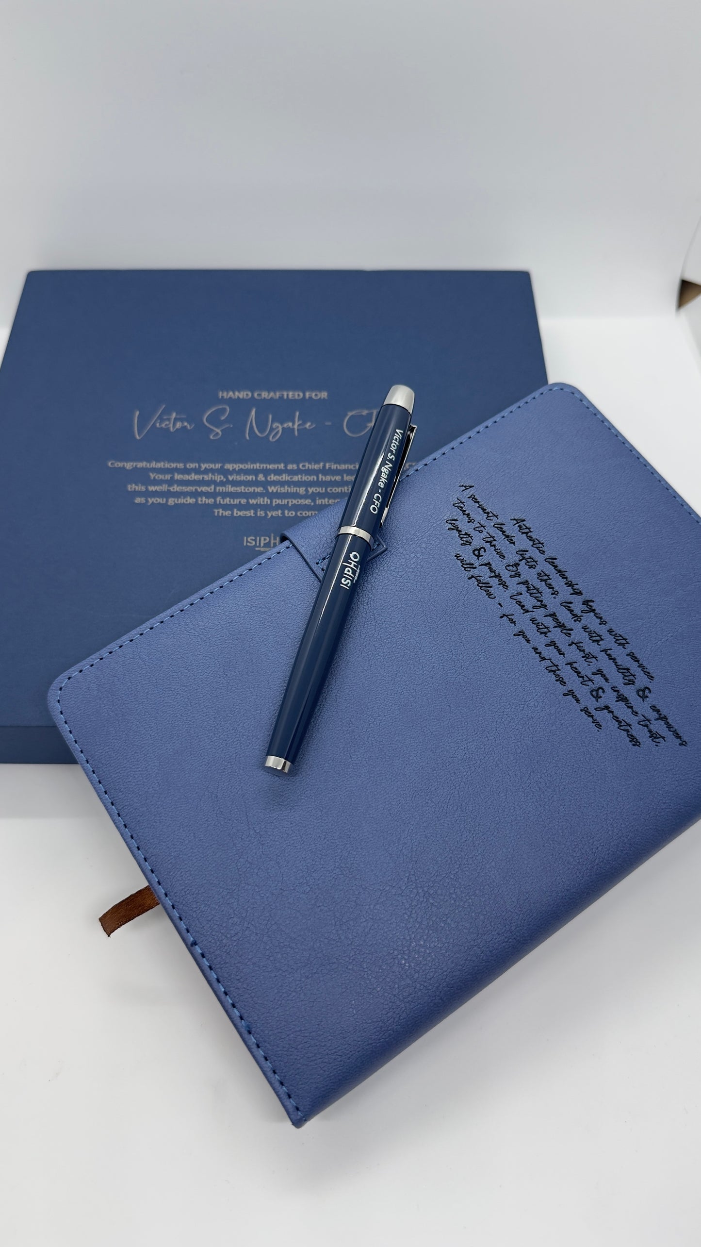 Diary + Pen Personalised Gift Set