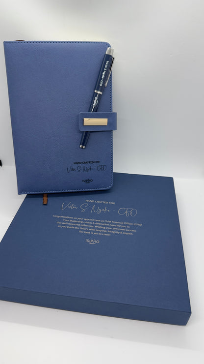 Diary + Pen Personalised Gift Set