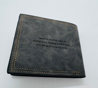 Premium Men's PU Leather Wallet