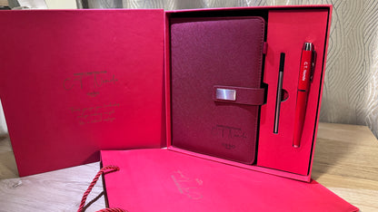 Diary + Pen Personalised Gift Set