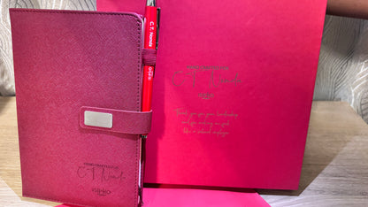 Diary + Pen Personalised Gift Set