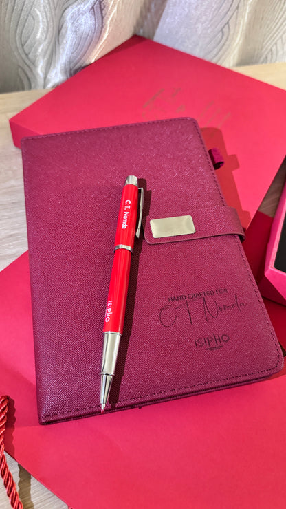 Diary + Pen Personalised Gift Set
