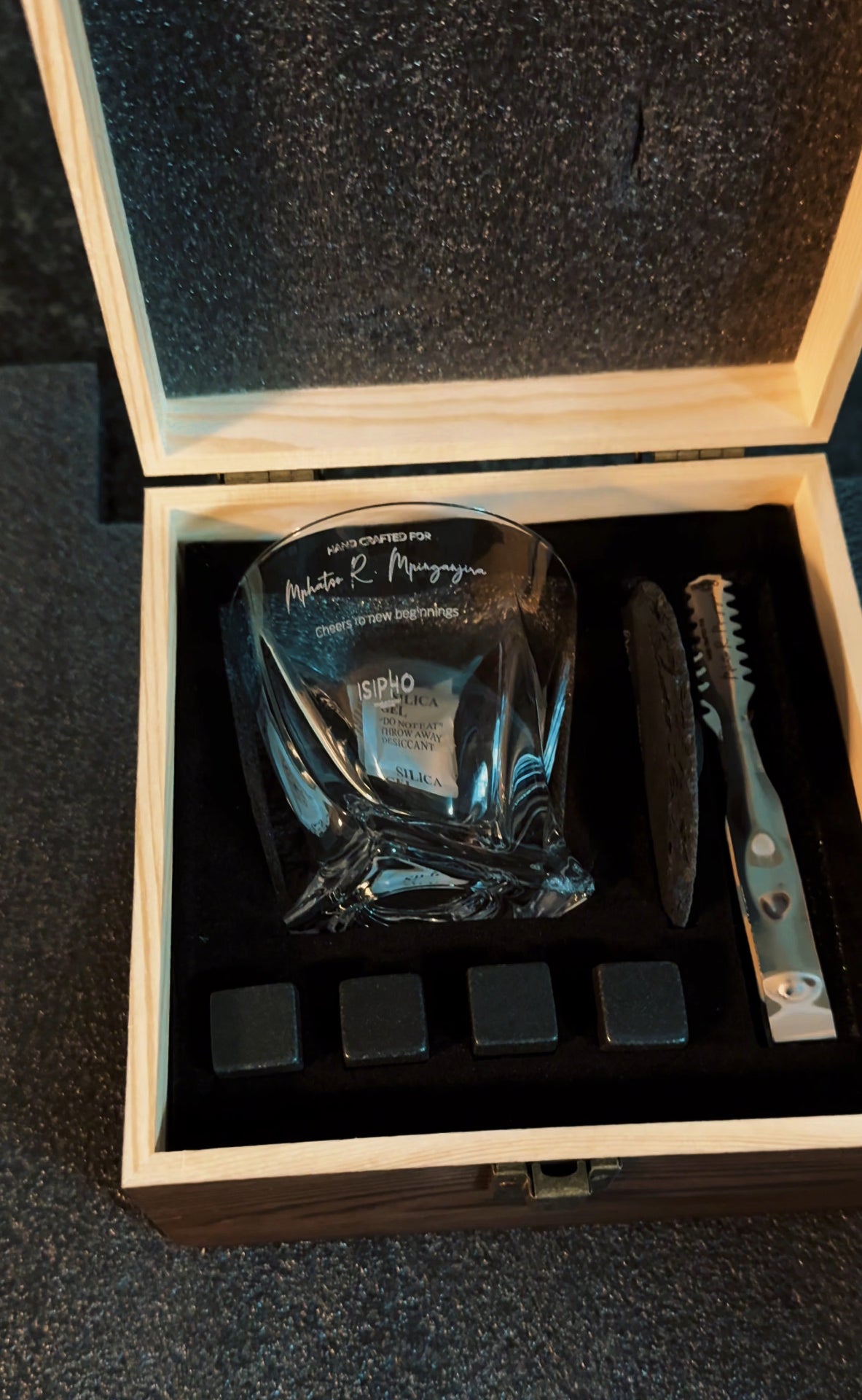 Single Glass Premium Whiskey Set