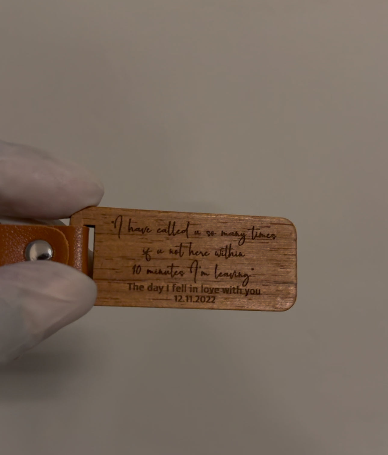 Wooden Keyring