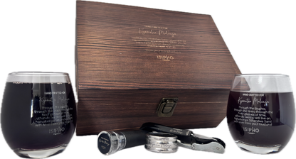 Double Stemless Wine Glass Premium Set