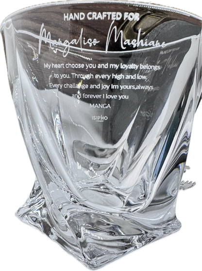Double Glass with Decanter Premium Whiskey Set