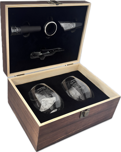 Double Stemless Wine Glass Premium Set