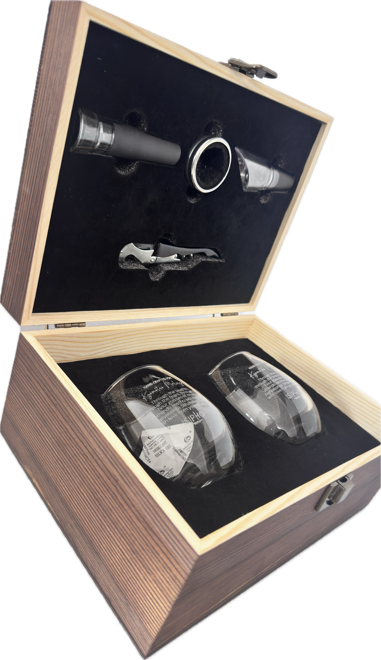 Double Stemless Wine Glass Premium Set