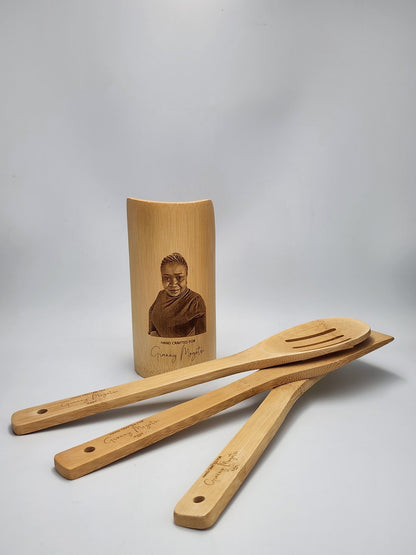 Bamboo Utensils Set