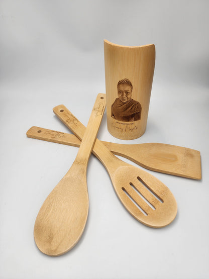 Bamboo Utensils Set