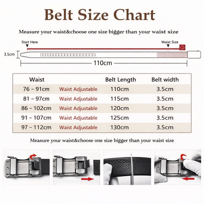Premium Men's Leather Belt