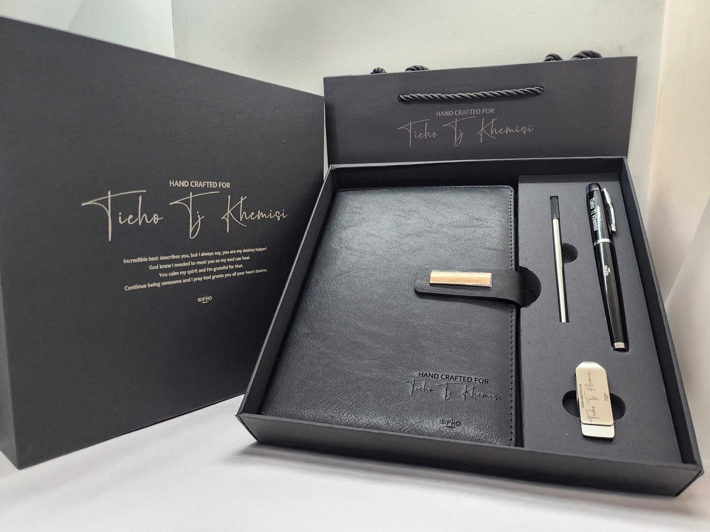 Diary + Pen Personalised Gift Set