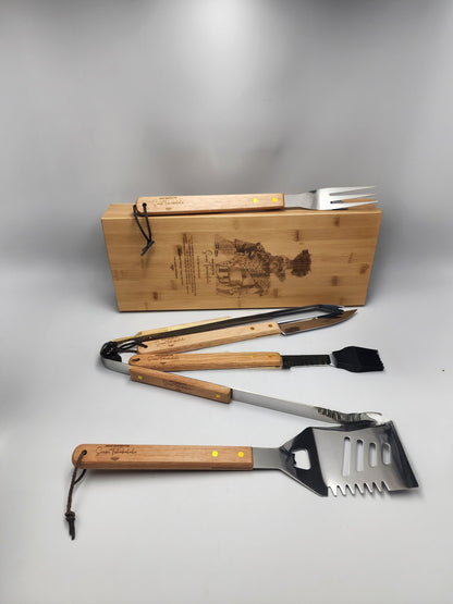Premium Bamboo Braai Tool Set