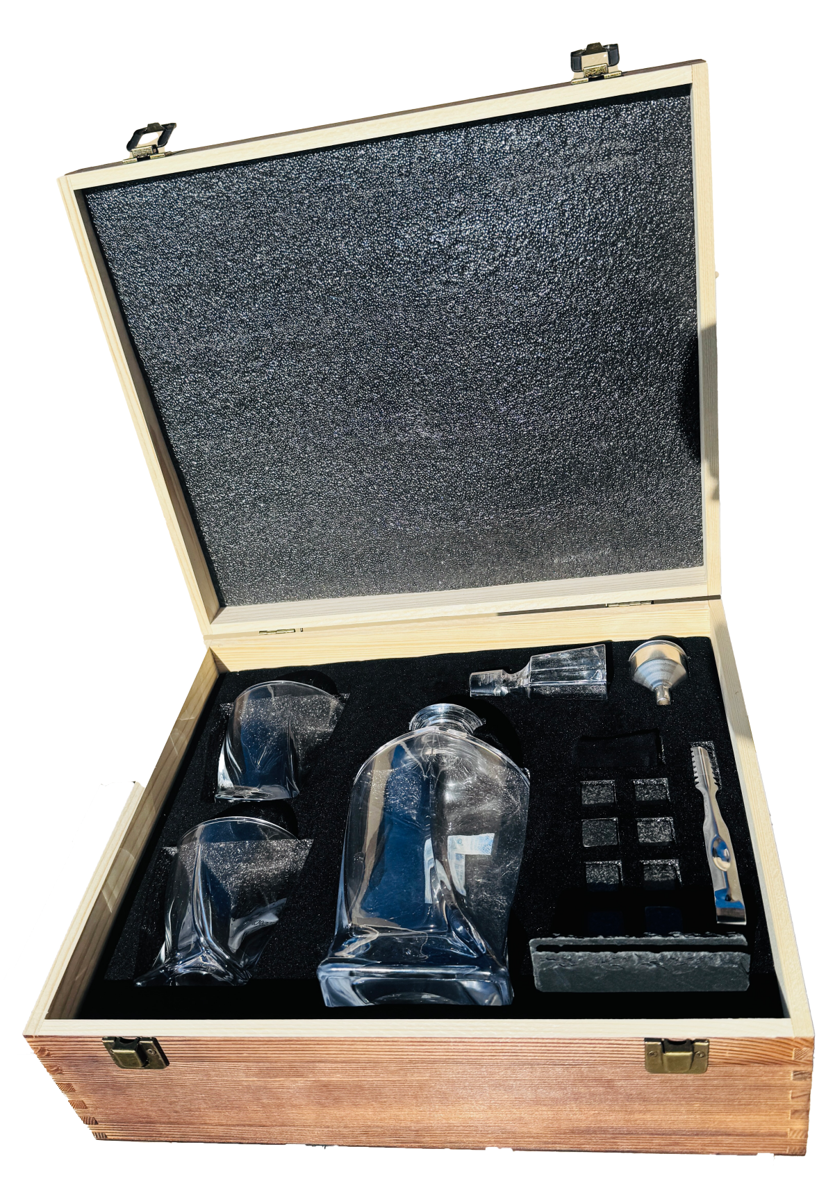 Double Glass with Decanter Premium Whiskey Set
