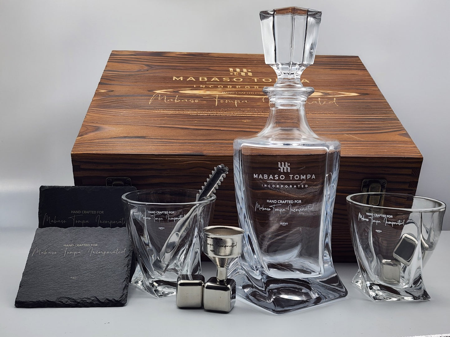 Double Glass with Decanter Premium Set