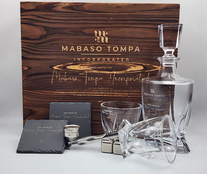 Double Glass with Decanter Premium Set