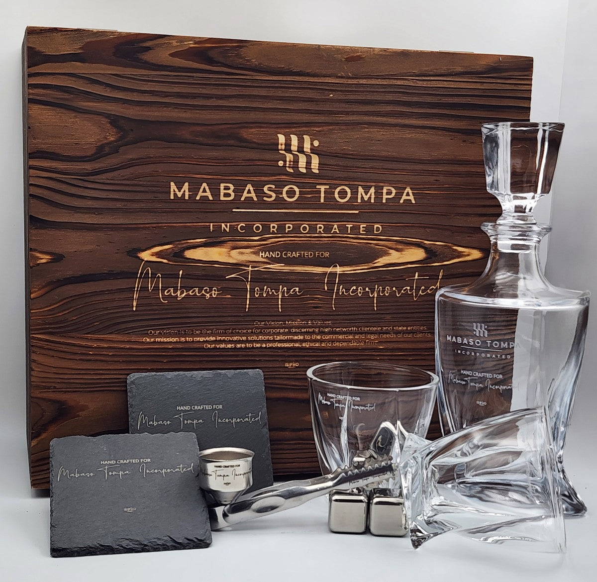 Double Glass with Decanter Premium Set