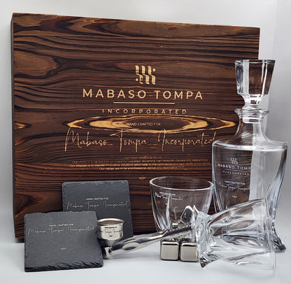 Double Glass with Decanter Premium Set