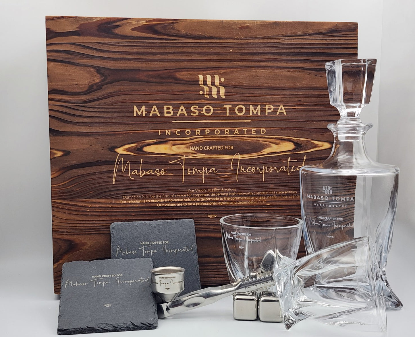 Double Glass with Decanter Premium Set