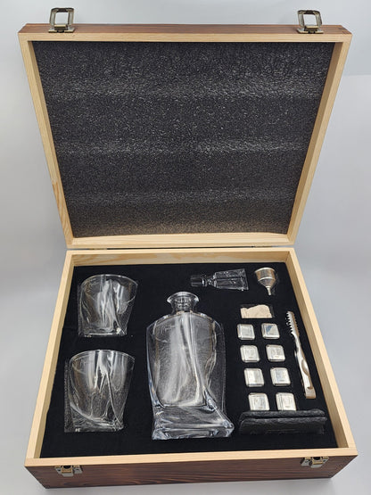 Double Glass with Decanter Premium Set