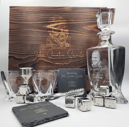 Double Glass with Decanter Premium Set