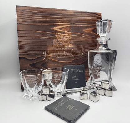 Double Glass with Decanter Premium Set