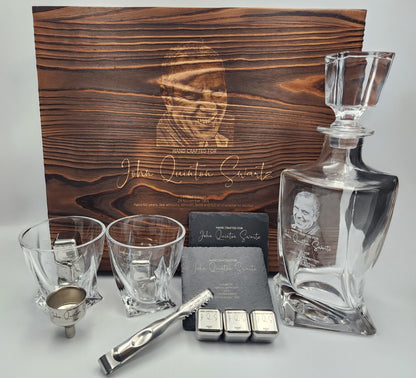 Double Glass with Decanter Premium Set