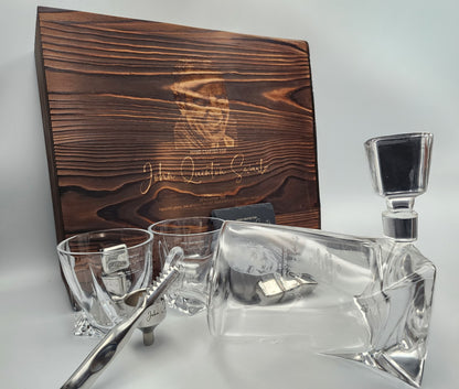Double Glass with Decanter Premium Set