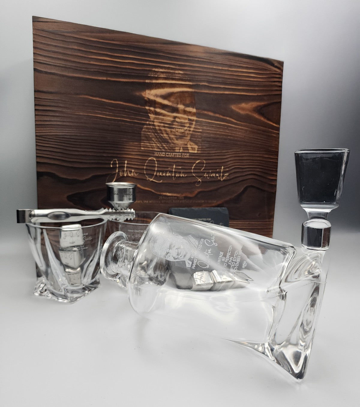 Double Glass with Decanter Premium Set