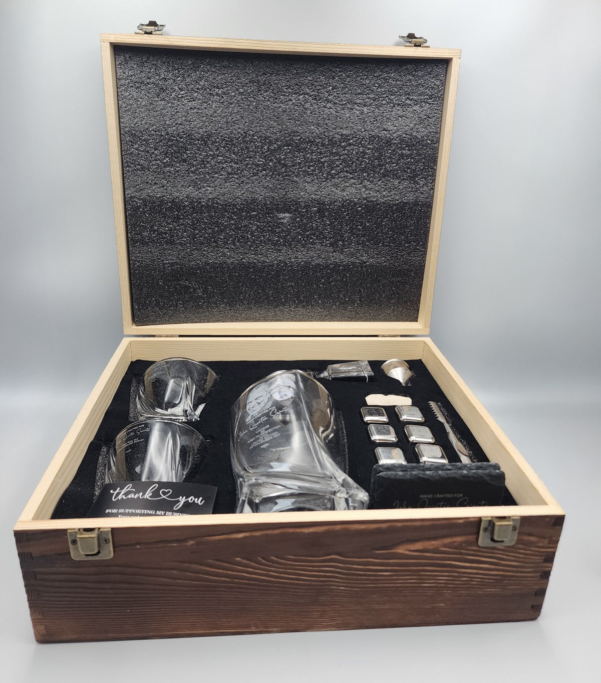 Double Glass with Decanter Premium Set