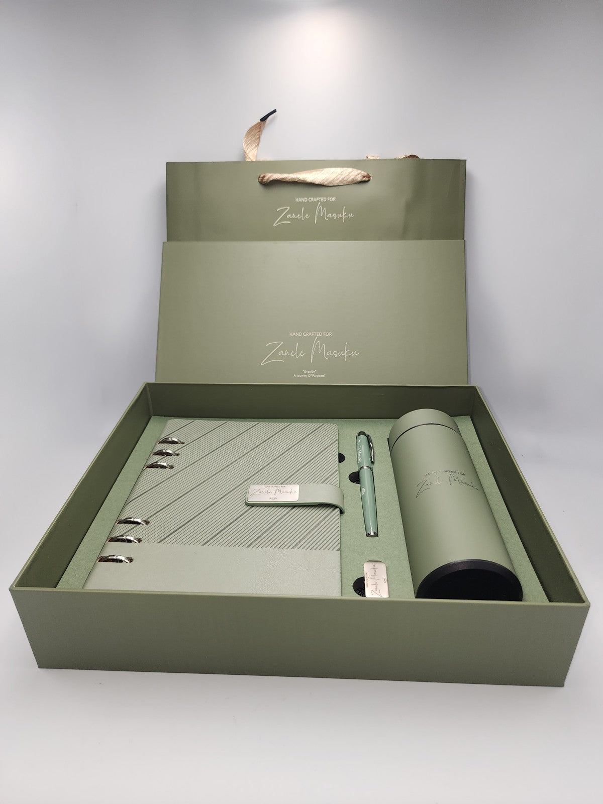 Premium Diary + Pen + 16GB USB +Smart Bottle with LED temperature display Gift Box