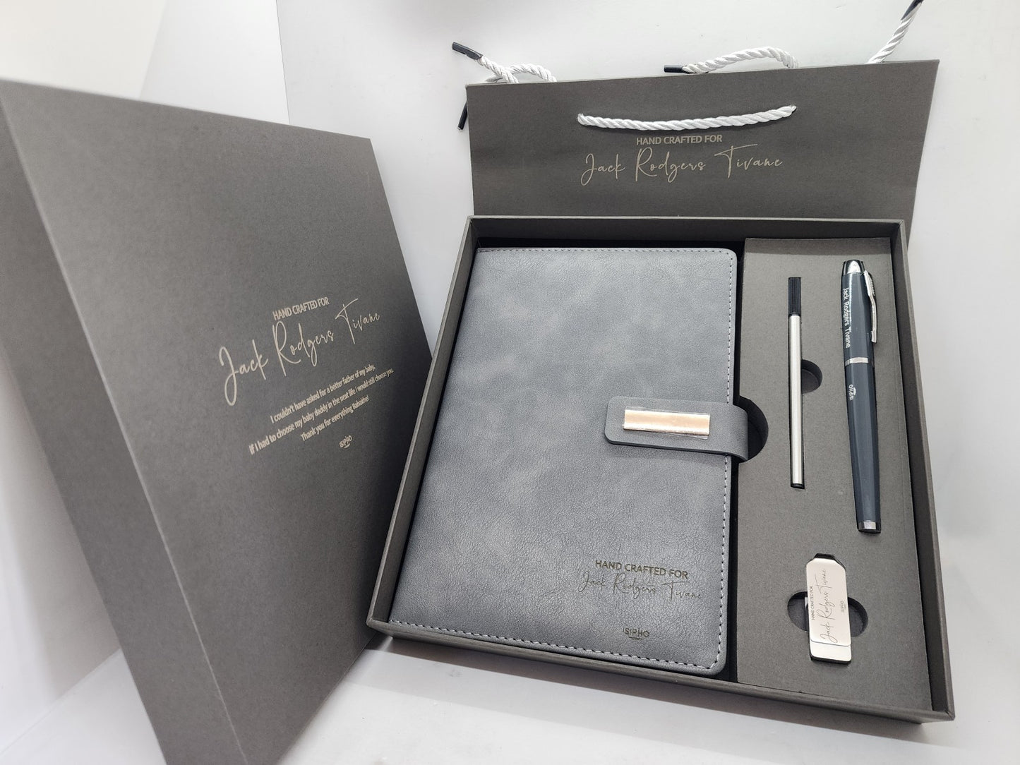 Diary + Pen Personalised Gift Set
