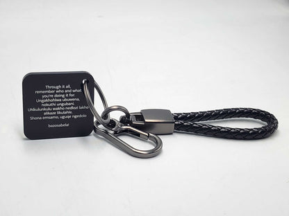 Signature Acrylic Keychain.