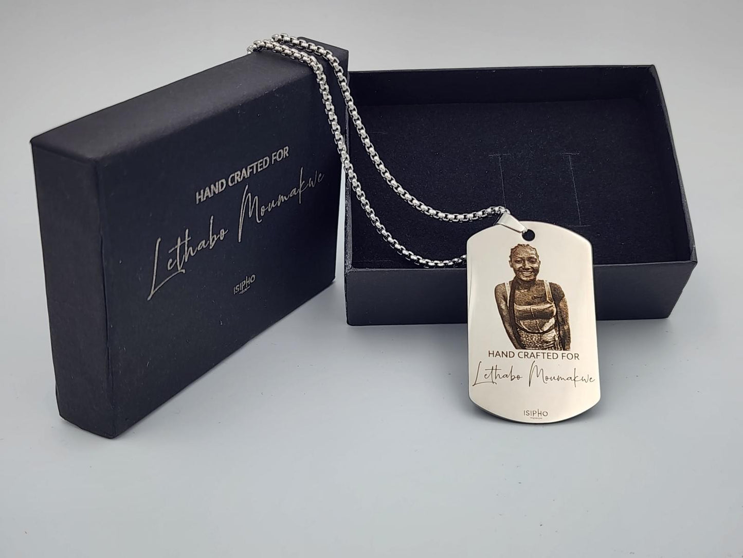 Dog Tag Necklace.