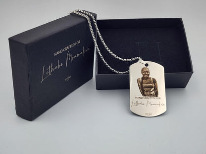 Dog Tag Necklace.