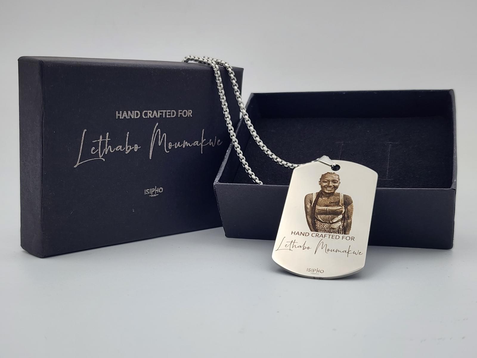 Dog Tag Necklace.
