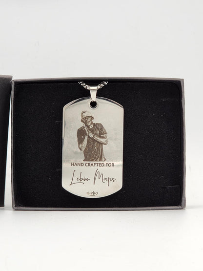 Dog Tag Necklace.