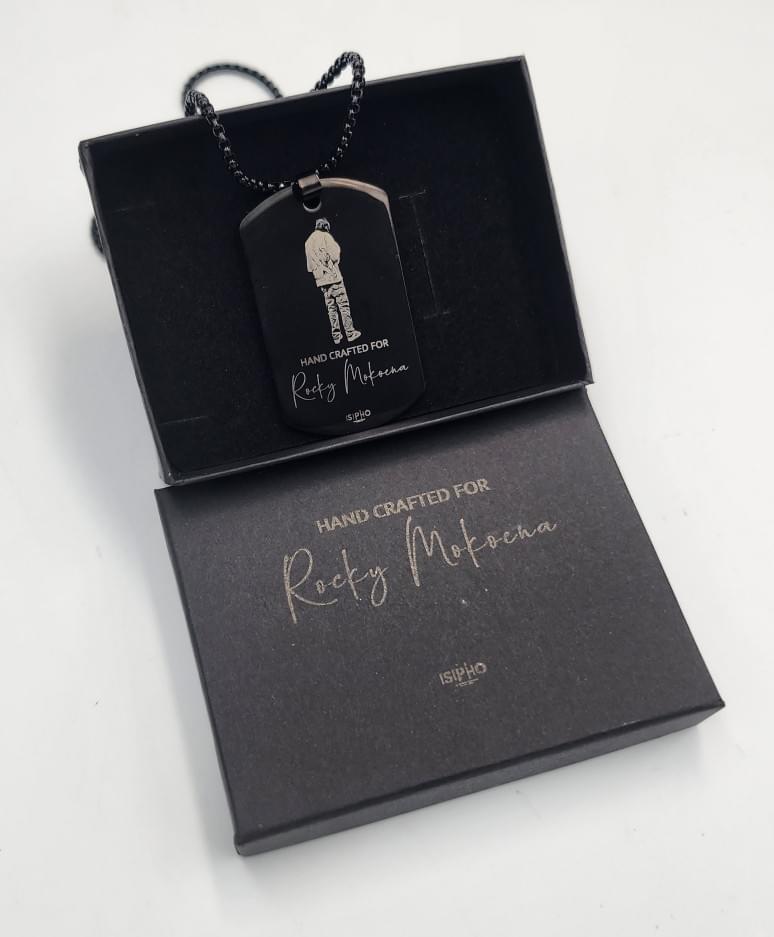 Dog Tag Necklace.