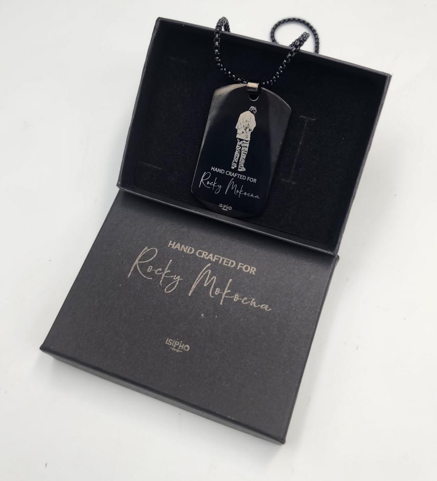 Dog Tag Necklace.