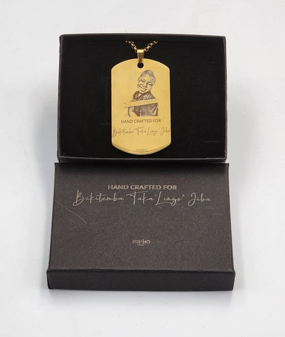 Dog Tag Necklace.