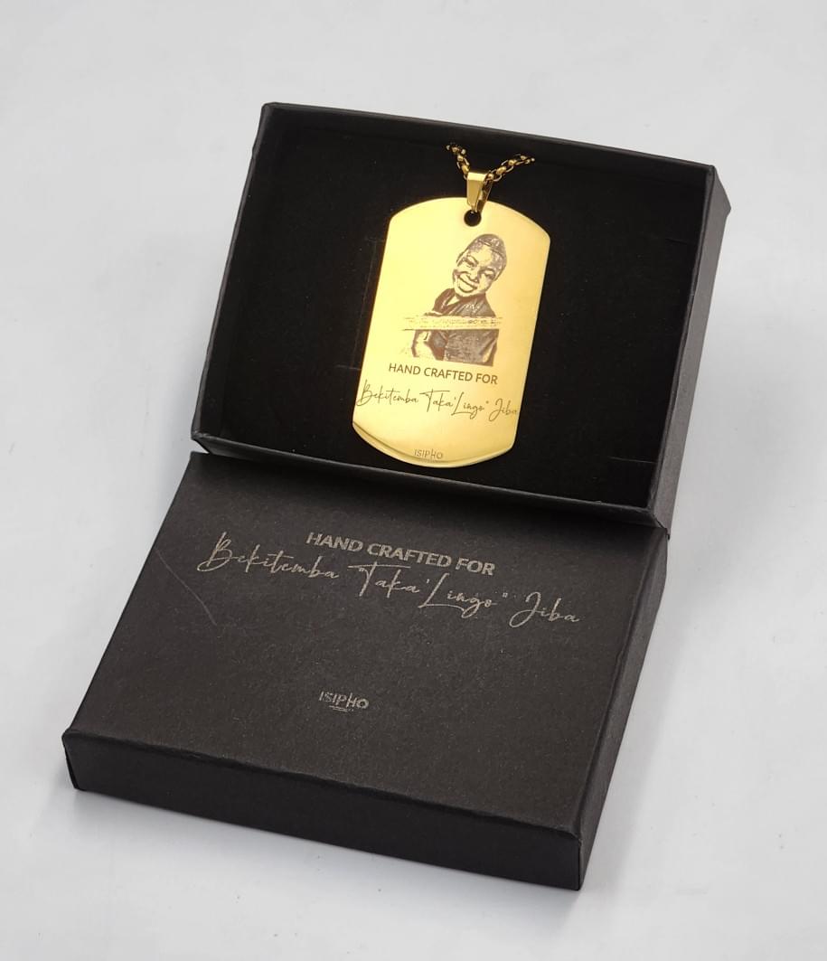 Dog Tag Necklace.