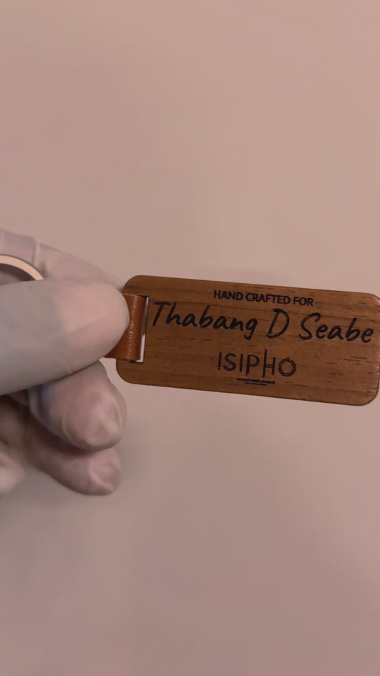 Wooden Keyring