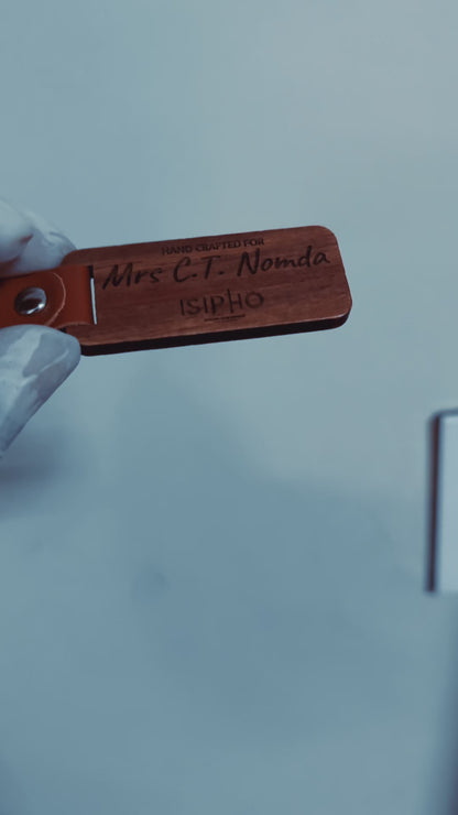 Wooden Keyring