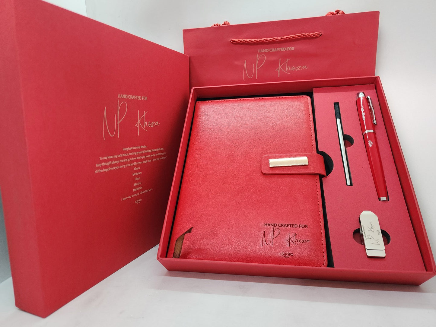 Diary + Pen Personalised Gift Set