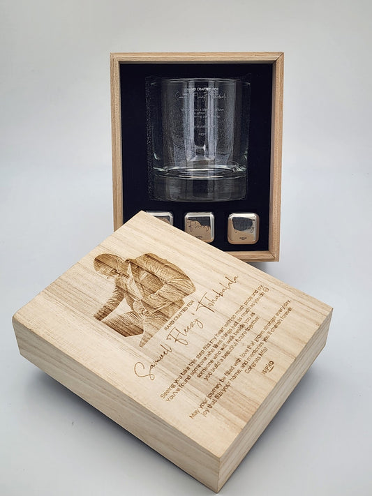 Prestige Single Rounded Glass Set