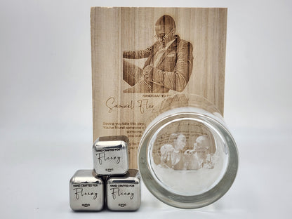 Prestige Single Rounded Glass Set